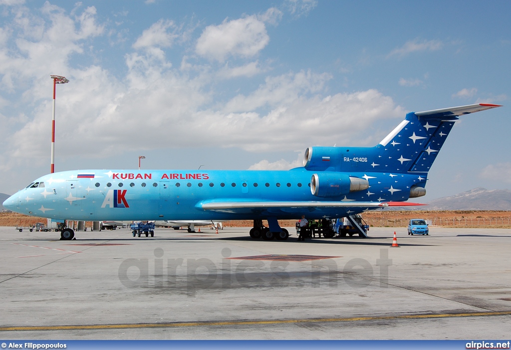 RA-42406, Yakovlev Yak-42-D, Kuban Airlines