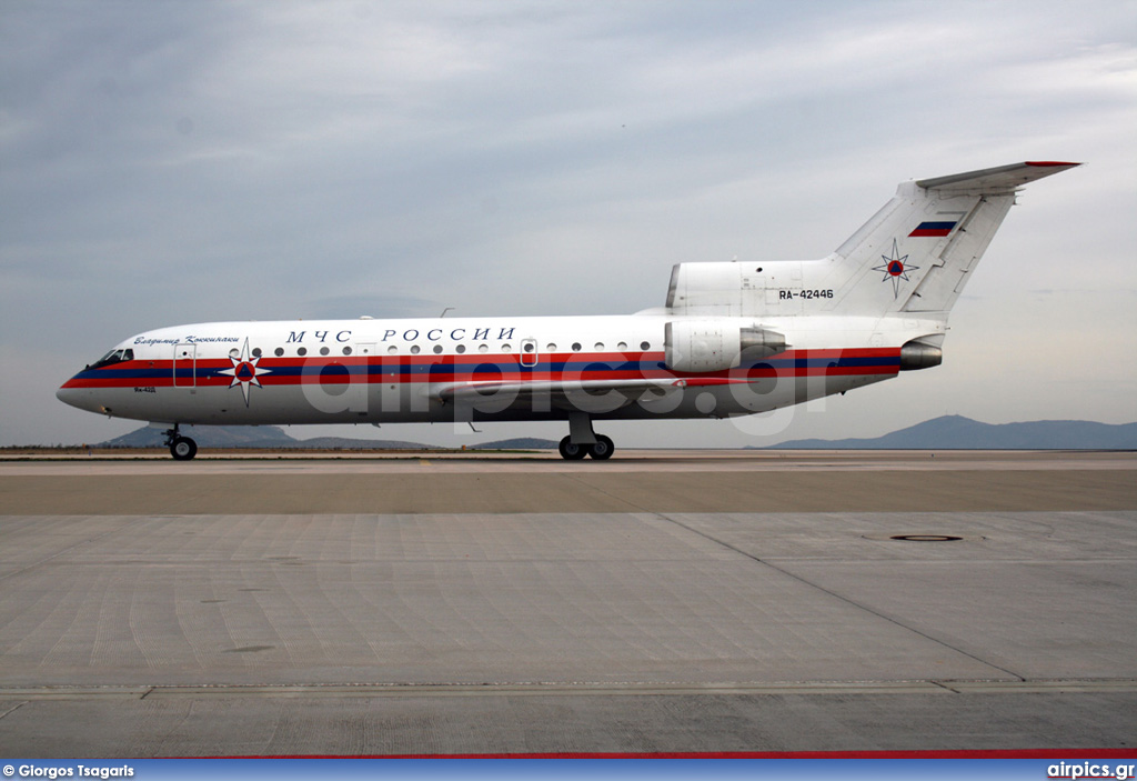 RA-42446, Yakovlev Yak-42-D, EMERCOM