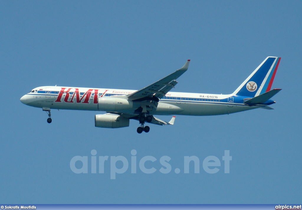 RA-64016, Tupolev Tu-204-100, Kavminvodyavia