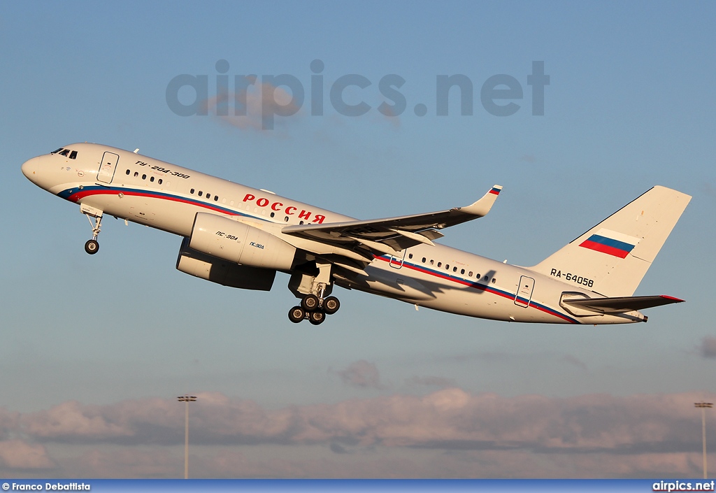 RA-64058, Tupolev Tu-204-300, Rossiya Airlines