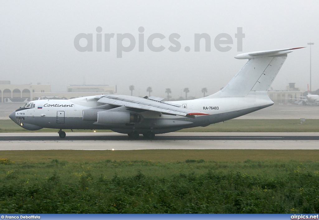 RA-76403, Ilyushin Il-76-TD, Air Company Continent