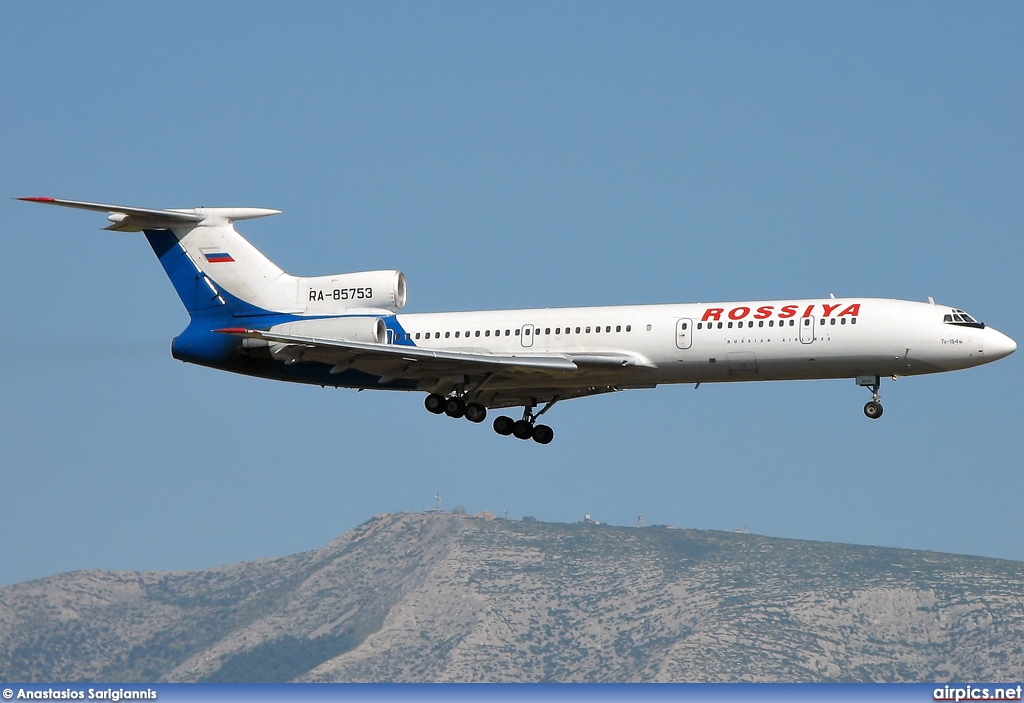 RA-85753, Tupolev Tu-154M, Rossiya Airlines