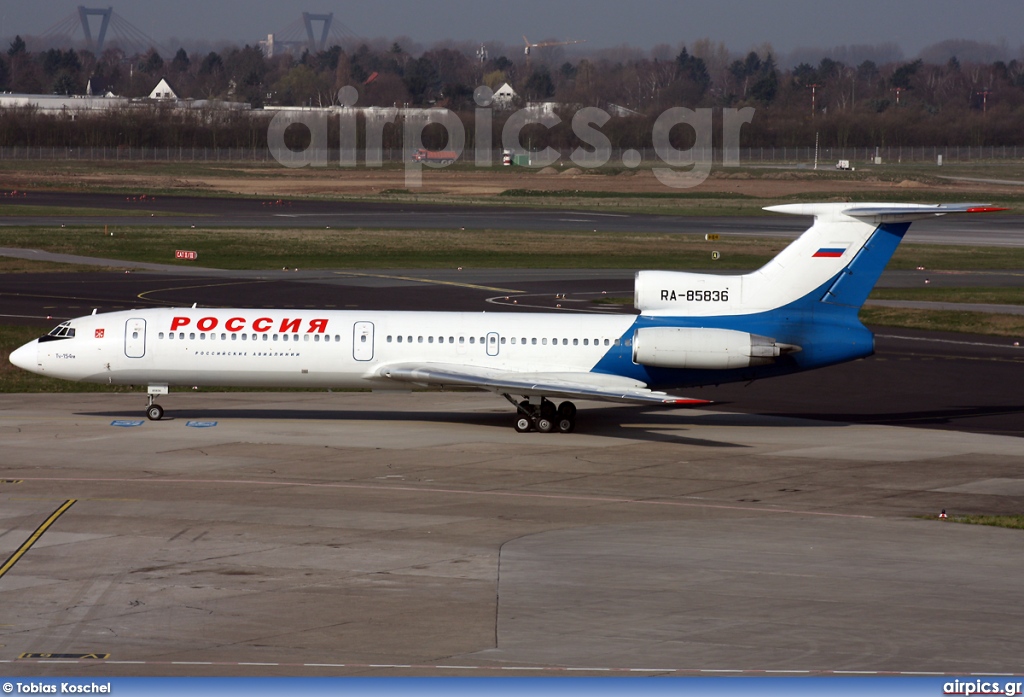 RA-85836, Tupolev Tu-154M, Rossiya Airlines