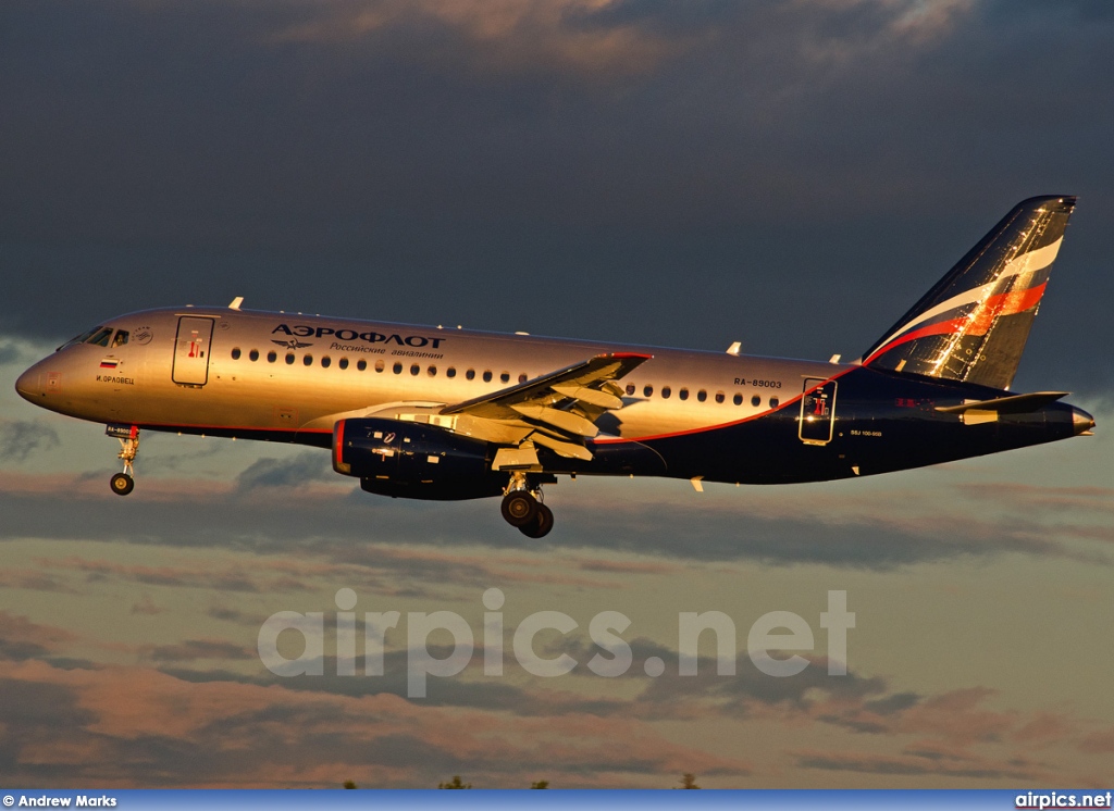 RA89003, Sukhoi SuperJet 100-95 , Aeroflot