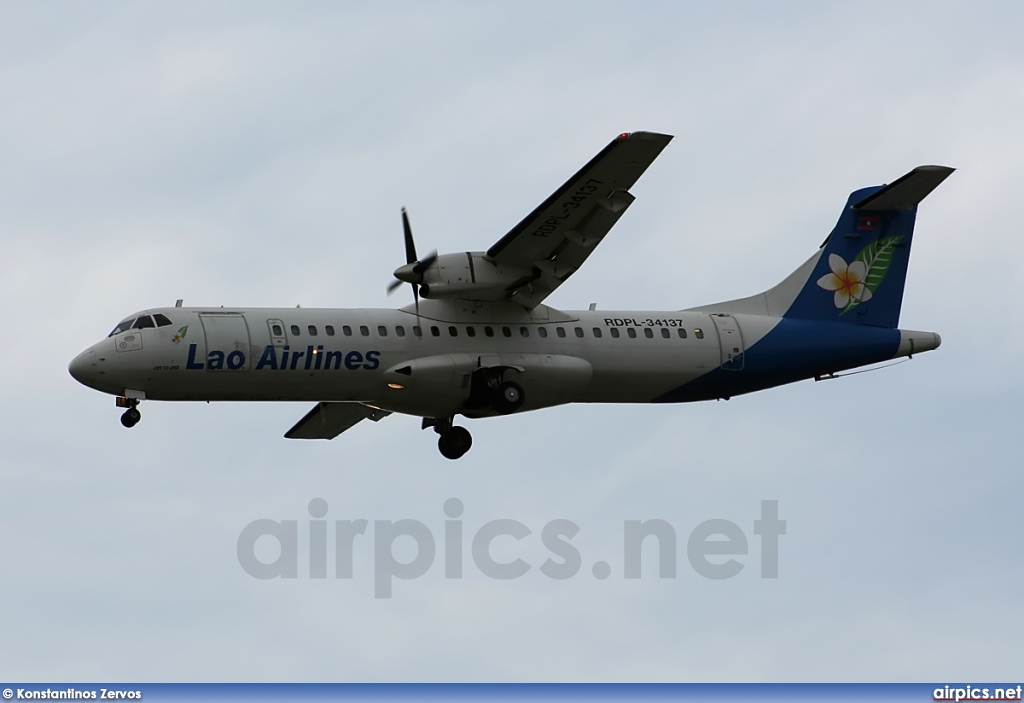 RDPL-34137, ATR 72-200, Lao Airlines