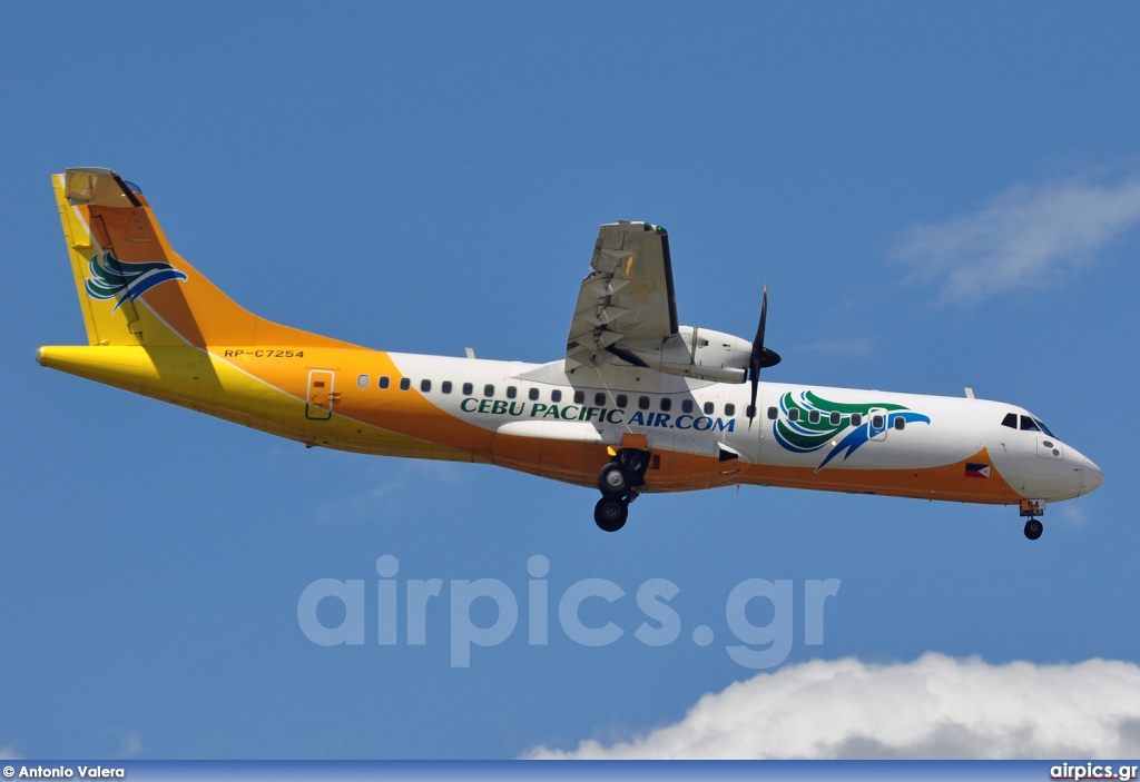 RP-C7254, ATR 72-210, Cebu Pacific