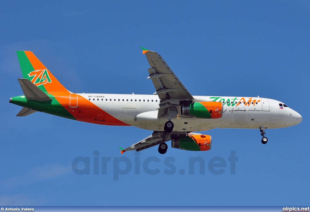 RP-C8989, Airbus A320-200, Zest Air