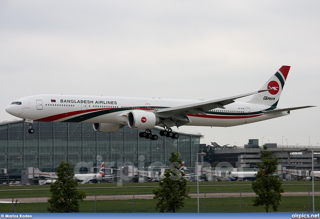 S2-AHN, Boeing 777-300ER, Biman Bangladesh Airlines