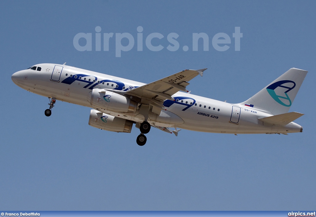 S5-AAR, Airbus A319-100, Adria Airways