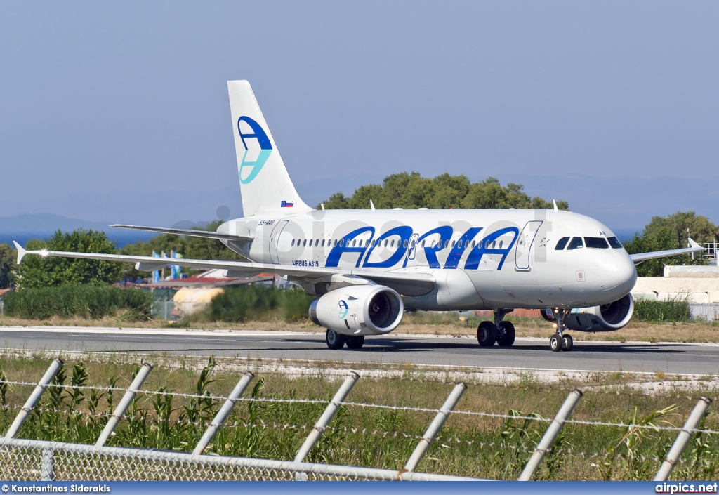 S5-AAR, Airbus A319-100, Adria Airways