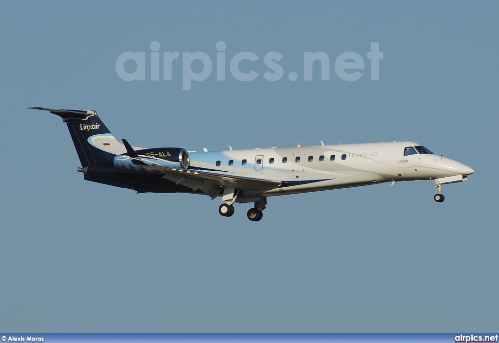 S5-ALA, Embraer Legacy 600, Linxair