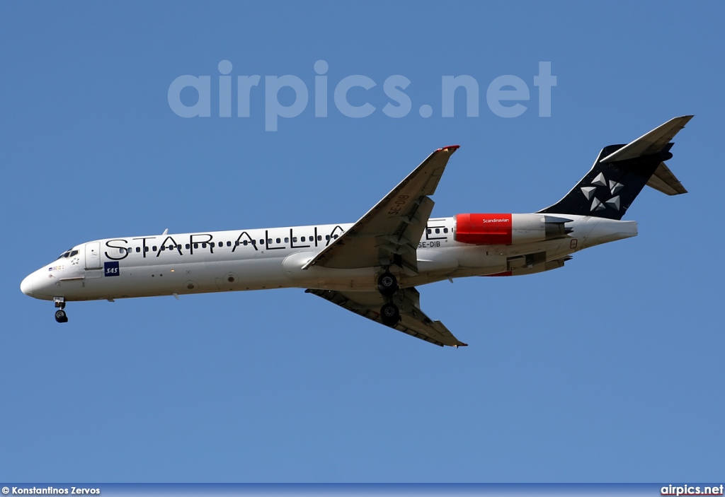 SE-DIB, McDonnell Douglas MD-87, Scandinavian Airlines System (SAS)