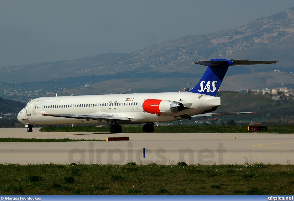 SE-DIS, McDonnell Douglas MD-82, Scandinavian Airlines System (SAS)