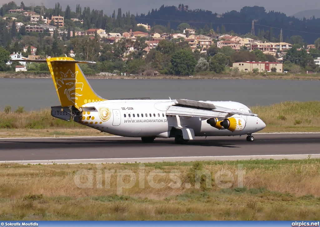 SE-DSR, British Aerospace BAe 146-100, Malmo Aviation