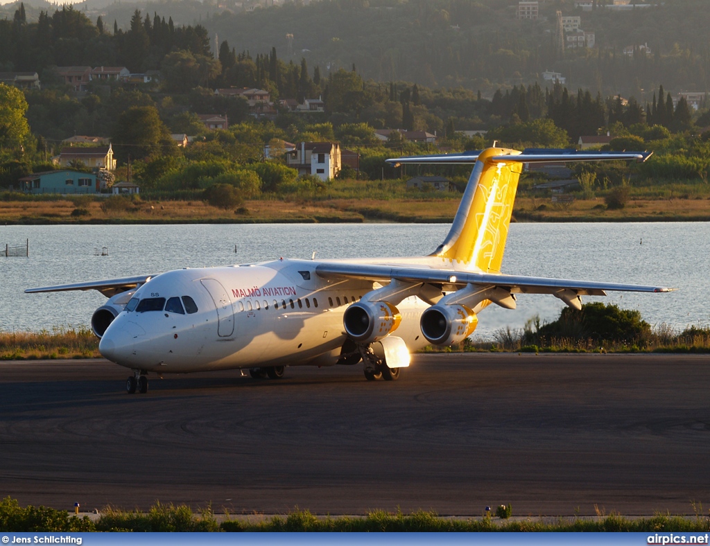 SE-DSS, British Aerospace Avro RJ100, Malmo Aviation