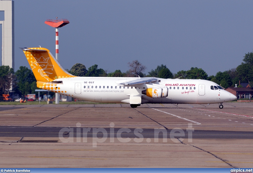 SE-DST, British Aerospace Avro RJ100, Malmo Aviation