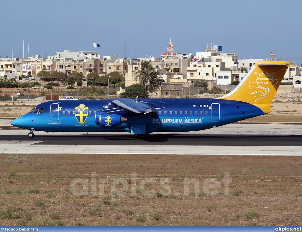 SE-DSU, British Aerospace Avro RJ100, Malmo Aviation