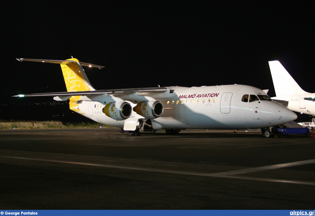 SE-DSV, British Aerospace Avro RJ100, Malmo Aviation