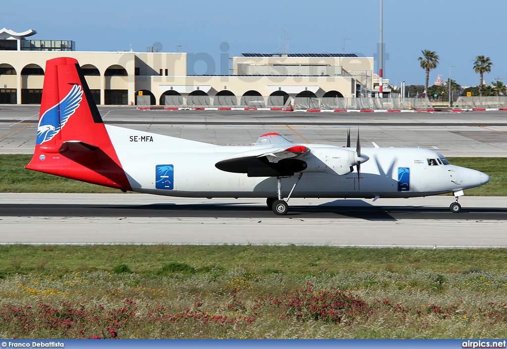 SE-MFA, Fokker 50F, Amapola Flyg