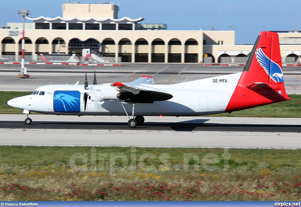 SE-MFA, Fokker 50F, Amapola Flyg