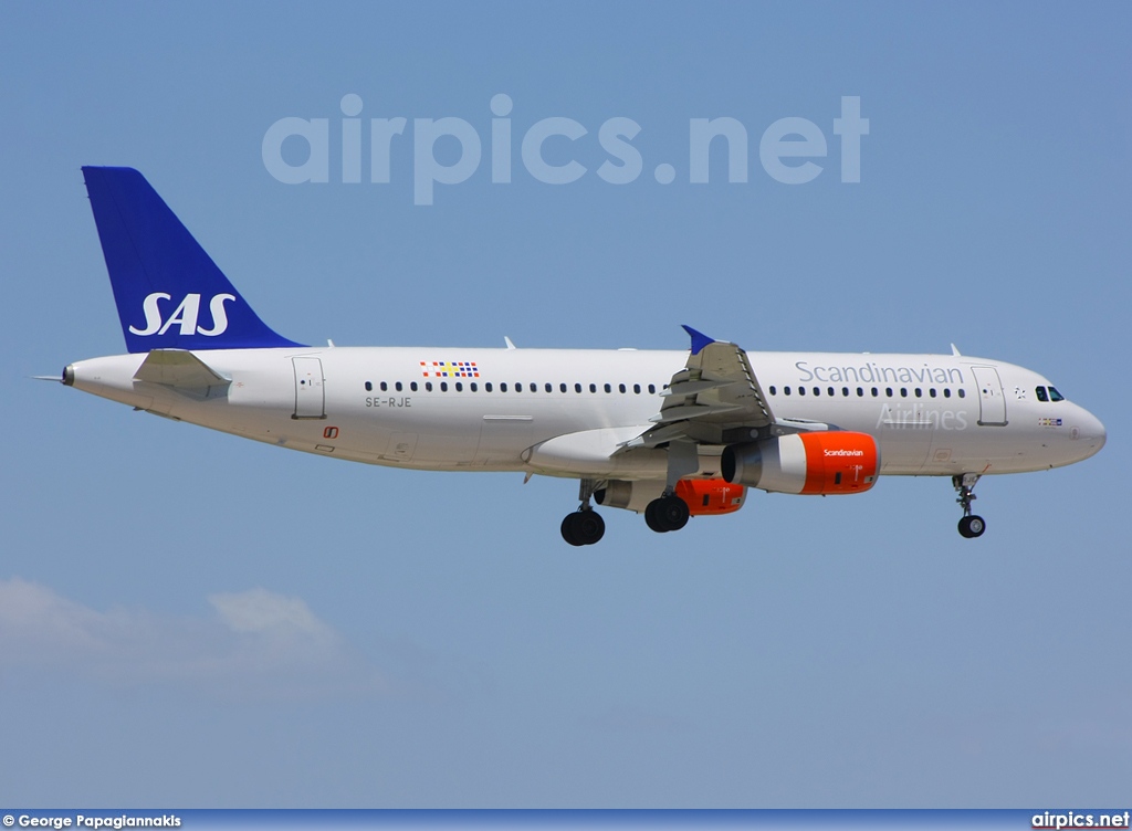 SE-RJE, Airbus A320-200, Scandinavian Airlines System (SAS)
