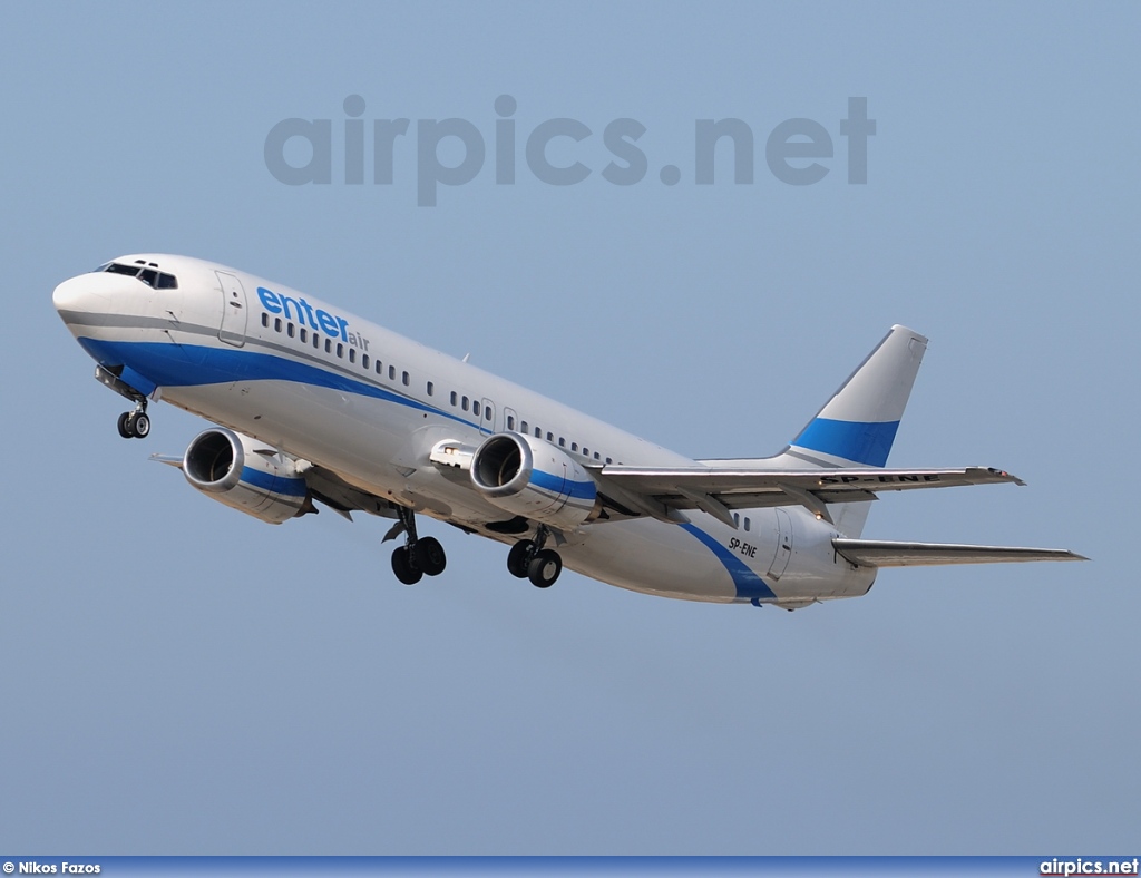 SP-ENE, Boeing 737-400, Enter Air