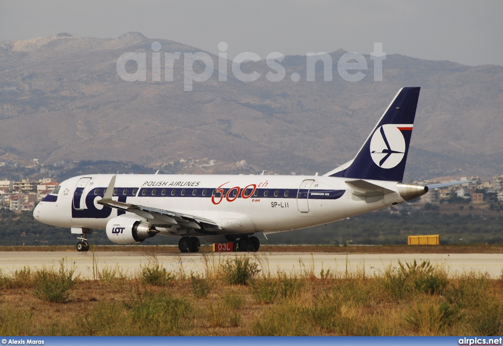 SP-LII, Embraer ERJ 170-200LR, LOT Polish Airlines