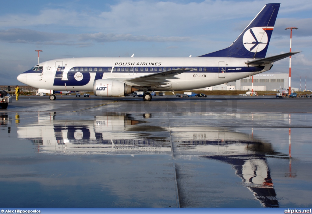 SP-LKD, Boeing 737-500, LOT Polish Airlines