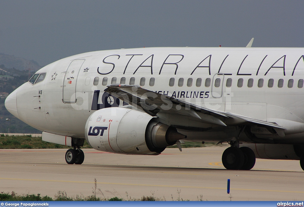 SP-LKE, Boeing 737-500, LOT Polish Airlines