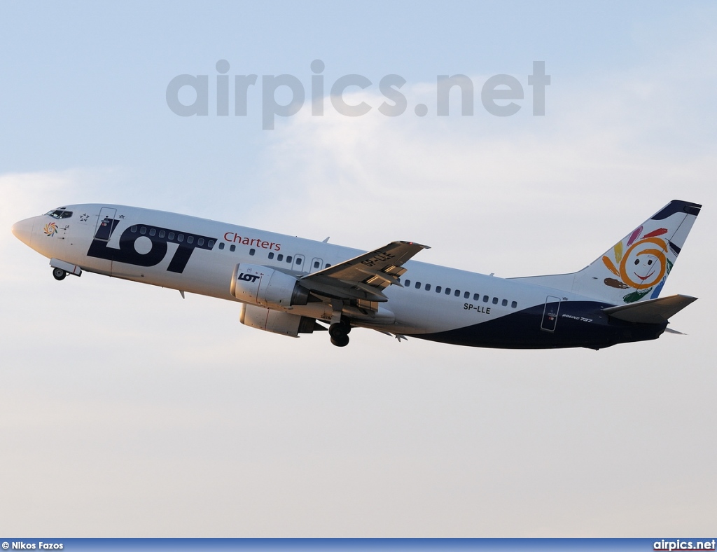 SP-LLE, Boeing 737-400, LOT Charters