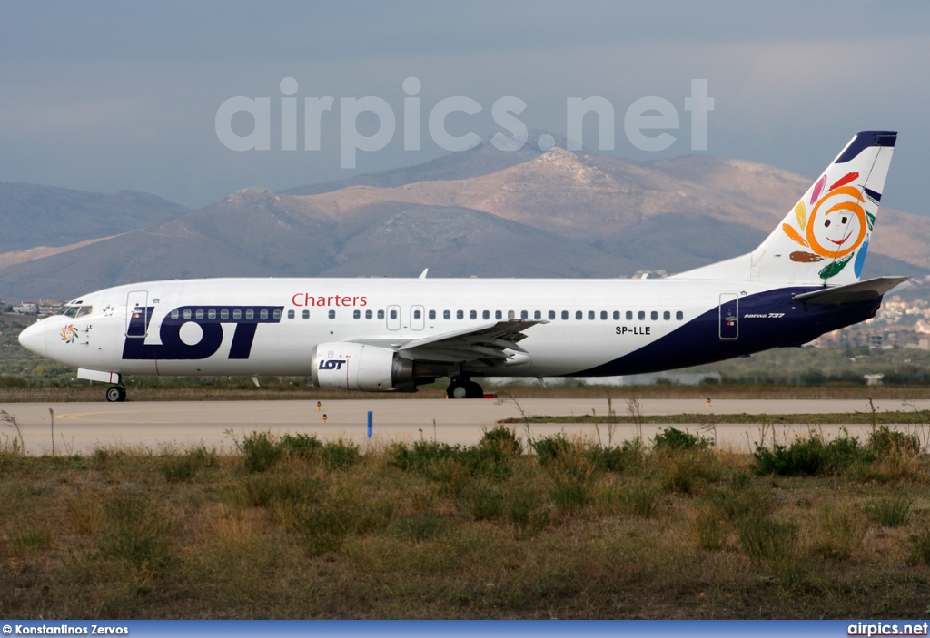 SP-LLE, Boeing 737-400, LOT Charters