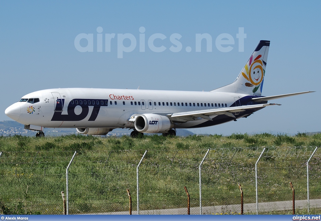 SP-LLE, Boeing 737-400, LOT Charters