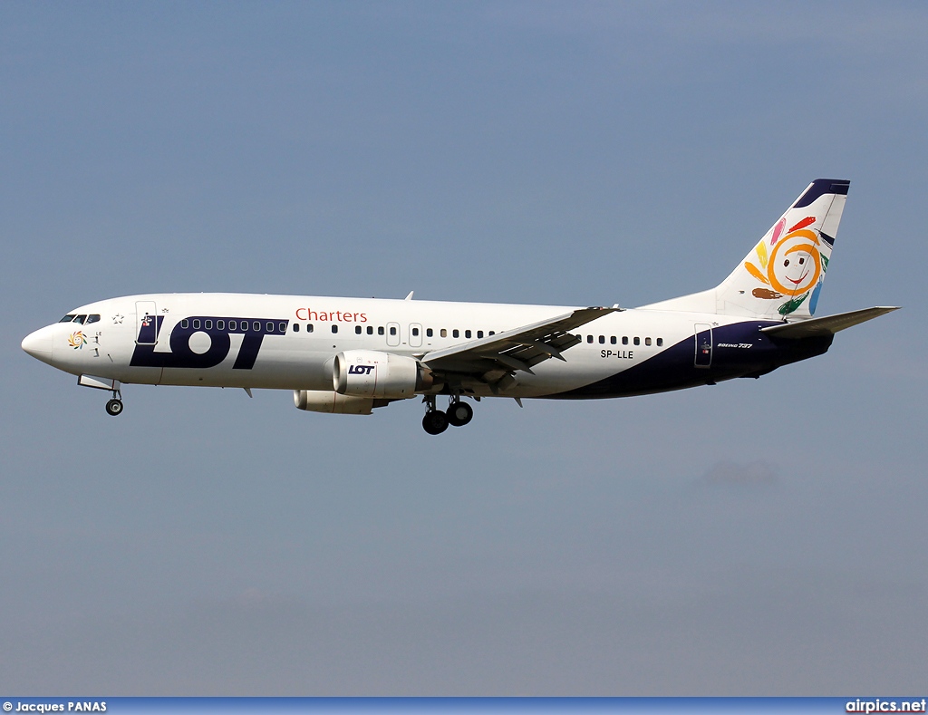 SP-LLE, Boeing 737-400, LOT Charters