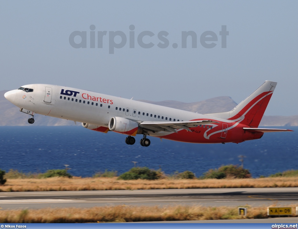 SP-LLF, Boeing 737-400, LOT Charters