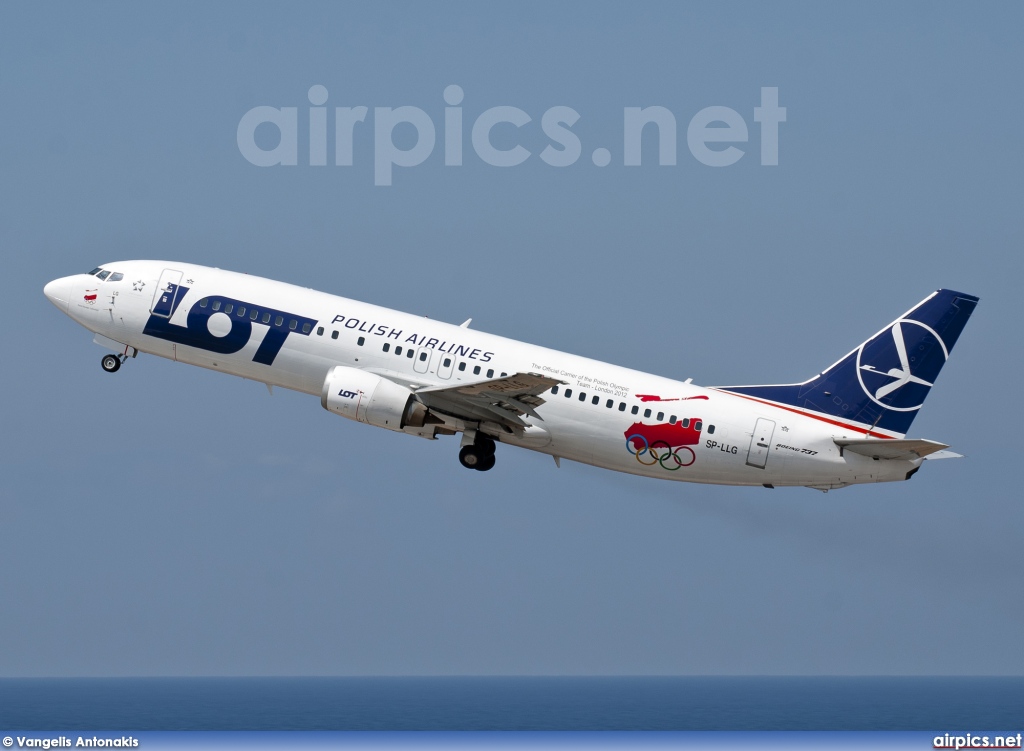 SP-LLG, Boeing 737-400, LOT Polish Airlines