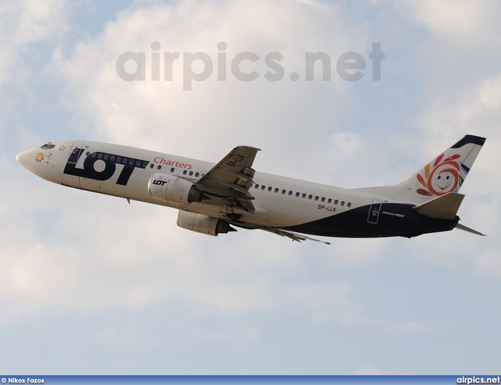 SP-LLK, Boeing 737-400, LOT Charters