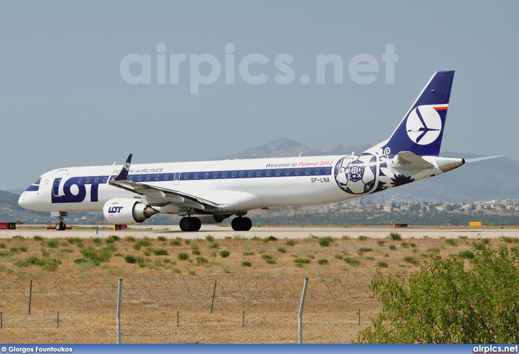 SP-LNA, Embraer ERJ 190-200LR (Embraer 195), LOT Polish Airlines