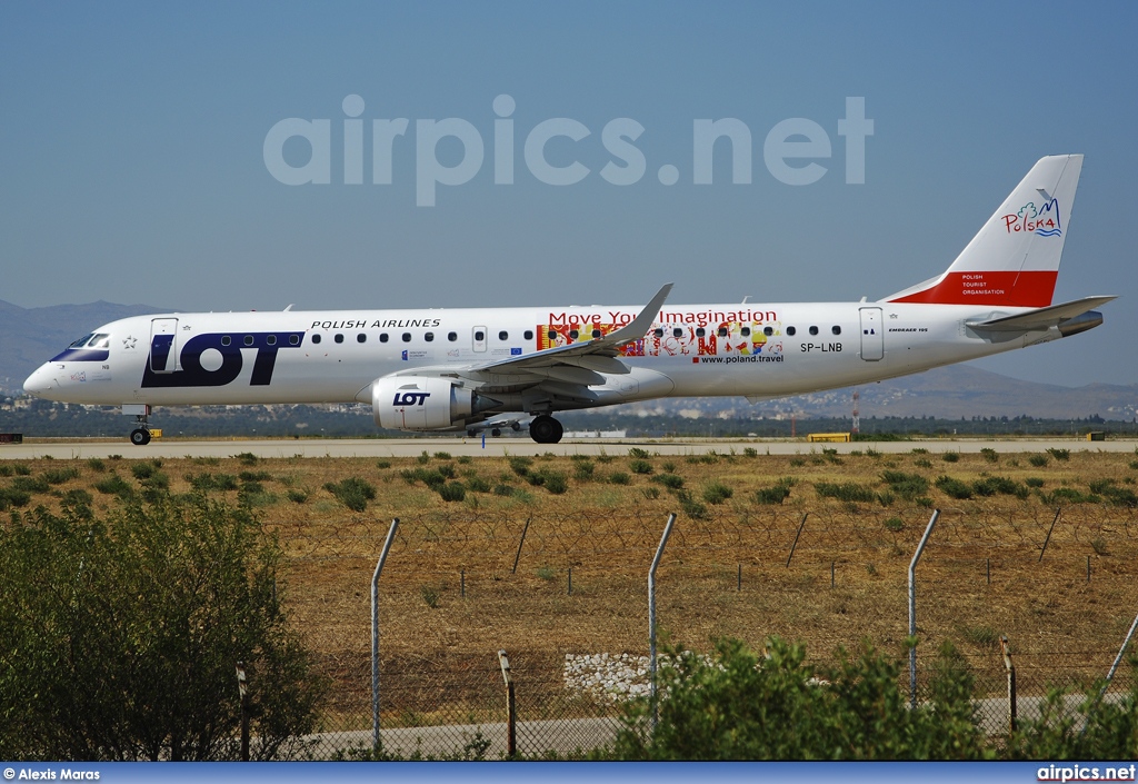 SP-LNB, Embraer ERJ 190-200LR (Embraer 195), LOT Polish Airlines