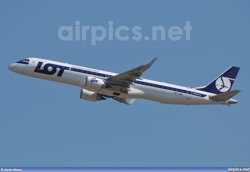 SP-LNC, Embraer ERJ 190-200LR (Embraer 195), LOT Polish Airlines