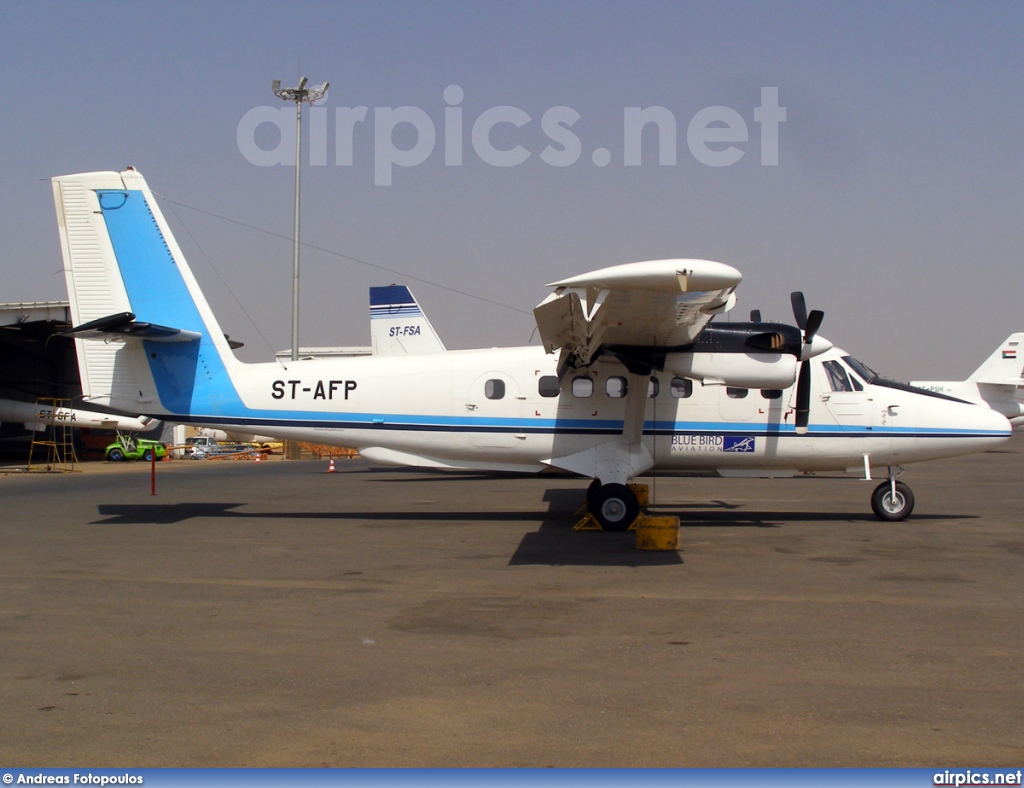 ST-AFP, De Havilland Canada DHC-6-300 Twin Otter, Blue Bird Aviation