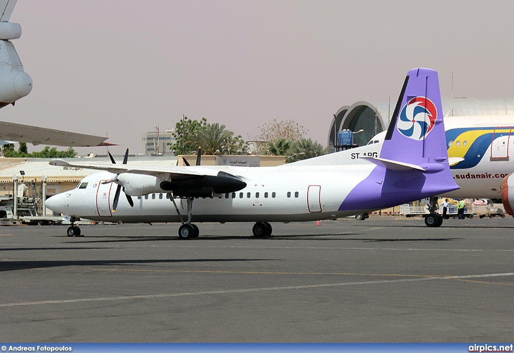 ST-ARG, Fokker 50, Mid Airlines