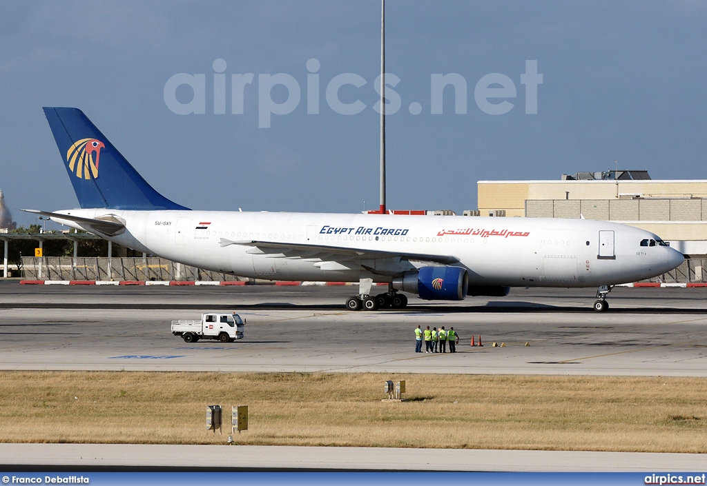 SU-GAY, Airbus A300F4-600R, Egyptair Cargo