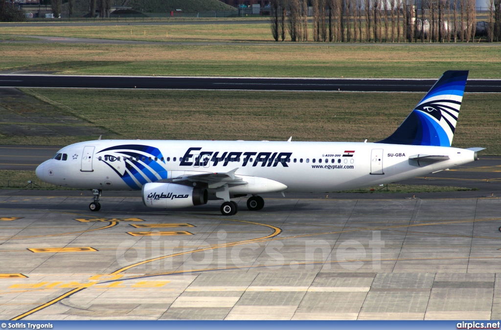 SU-GBA, Airbus A320-200, Egyptair