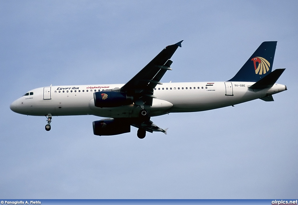 SU-GBE, Airbus A320-200, Egyptair