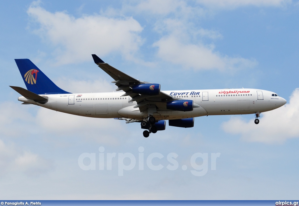 SU-GBM, Airbus A340-200, Egyptair