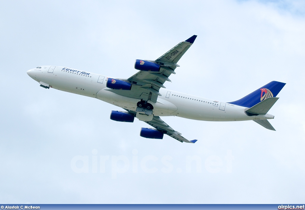 SU-GBM, Airbus A340-200, Egyptair