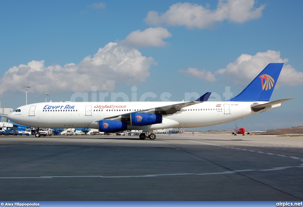 SU-GBN, Airbus A340-200, Egyptair