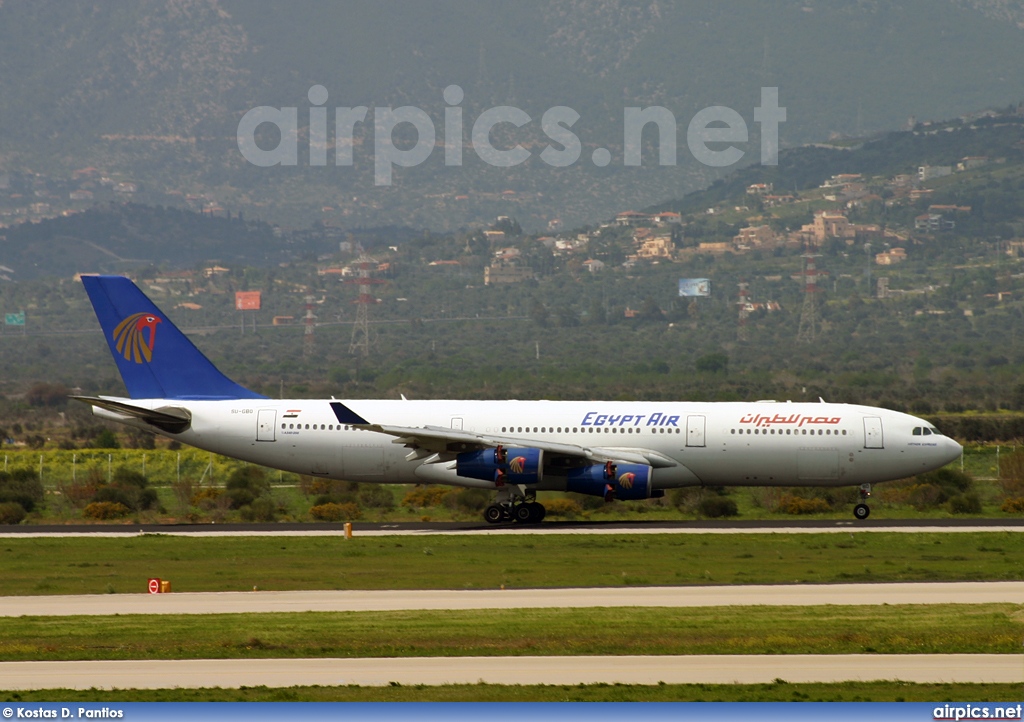 SU-GBO, Airbus A340-200, Egyptair