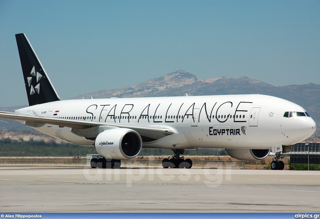 SU-GBR, Boeing 777-200ER, Egyptair