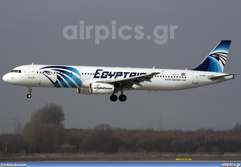 SU-GBT, Airbus A321-200, Egyptair